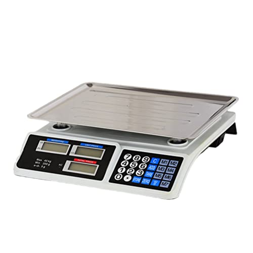 Báscula comercial digital para banco 40kg con LCD miniatura 1