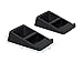 Monoprice Tilted Wedge Desktop Speaker Stands (Pair) for Small Sized Speakers, Anti-Vibration, 15 Degrees of Tilt, for Bookshelf Speakers and Studio Monitors
