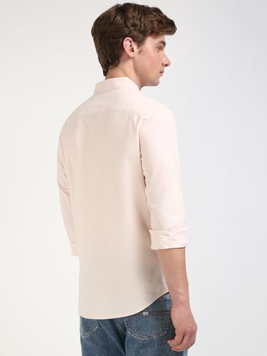 Image of Solid Regular fit Cotton Shirt