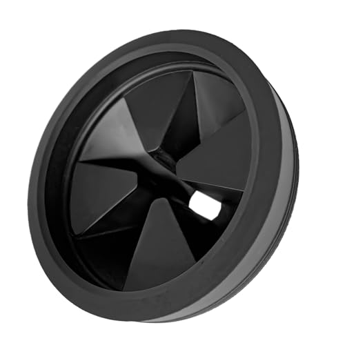 Anglepingping 3 1/8 Inch Garbage Disposal Sink Baffle Splash Guard, Quiet Collar, Black Rubber, Perfect Fit for Insinkerator, Moen, Waste King, GE Disposer