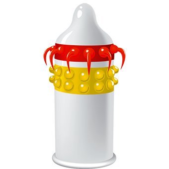 Luxe Egzo Lucky Dude Préservatif stimulant, Stimulation vaginale, jeux de couple, jeux coquin