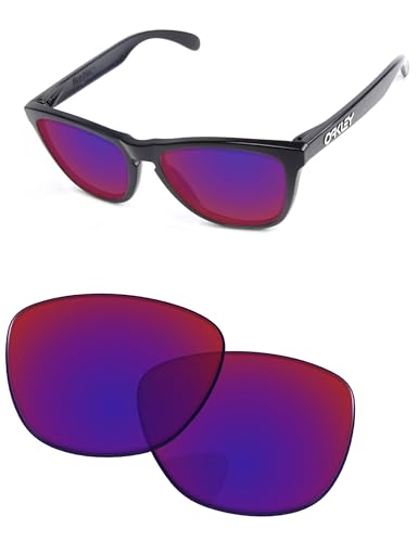 Image of Replacement Lenses for Oakley Frogskin OO9013 55mm Sunglass - Precision Fit, UV Block & Impact Resistant