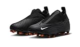 Fußballschuhe Nike JR Phantom GX Academy DF FG/MG Sneaker, Schwarz/Summit White-DK Rauchgrau, 38 EU