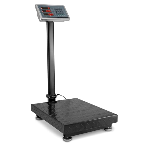 Houseables Industrial Scale, Platform Scale, 600 LB, Large, Weight Machine for Luggage, Shipping,...