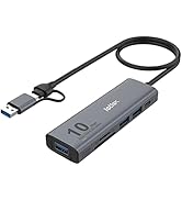 LETLEX USB C 3.0 USB C 3.2 gen 2 Cables with SSD Card Reader USB 3.1 hub &amp; Thunderbolt SSD 6-in-1...