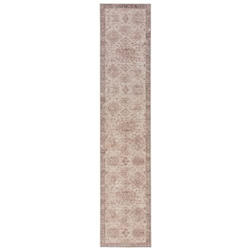 Decomall Shmily 12Ft Vintage Runner Rugs Traditional Carpet (2.5' X 12', Brown) #TOP2