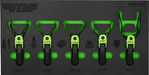 VIM Hand Tools FPK100 5 Pc. Flex Finger Plier Kit VIM-FPK100