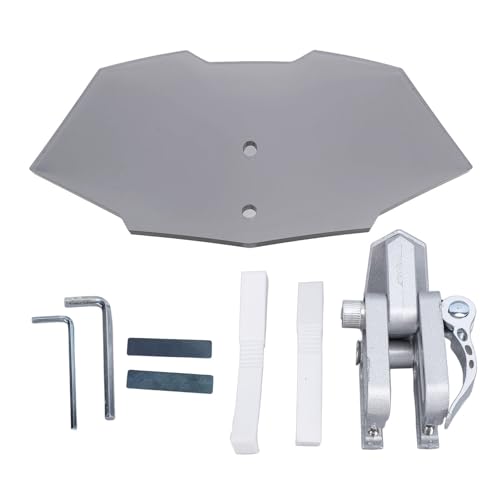 Déflecteur de vent de moto en acrylique gris fumé pour réduire la fatigue du motard