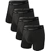 BAMBOO COOL Calzoncillos tipo bóxer ultra transpirables para hombre, no se suben con cintura cómoda y flexible, paquete múltiple