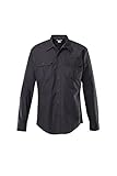 Vertx Mens Tactical Shirt, Long Sleeve, Breathable Tactical Work Top with Easy Access Pockets, Rip-Stop Fabric, for Special OPs, Police, Security, Smoke Grey, Small/Long