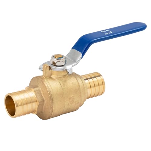 SUNGATOR 1 Pack Pex Valves 1 inch, Pex Ball Valve Brass Full...