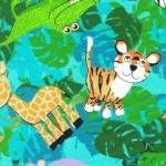 12x16 Toddler Pillow - Jungle Stitch