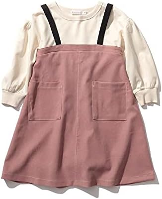 Amazon ザショップティーケー ミドルワンピース 140cmまで ドッキングワンピース キッズ ワンピース チュニック 通販
