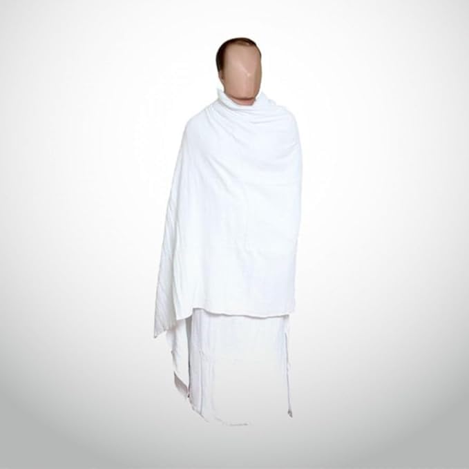 Variety Cotton Ihram Ahram Ehram for Hajj and Umrah, 2-Piece Set, Supreme 100% Cotton 1