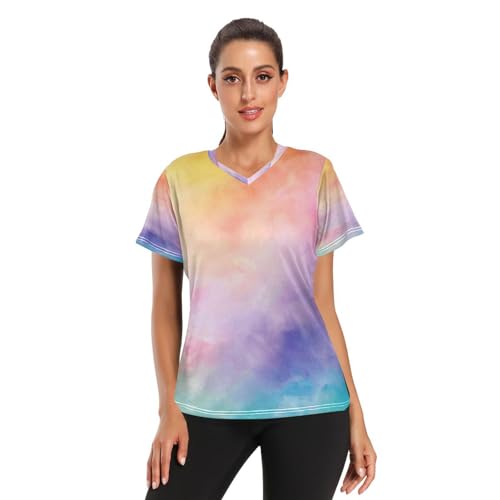tie dye gym top