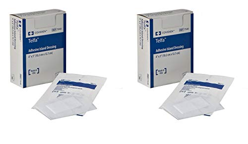 COVIDIEN Covidien 7540 Telfa Adhesive Island Dressing, Sterile 1's in Peel-Back Package, 4