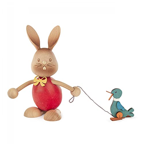 Lapin de Pâques Stupsi avec canard Rudolphs Schatzkiste 7x12 cm