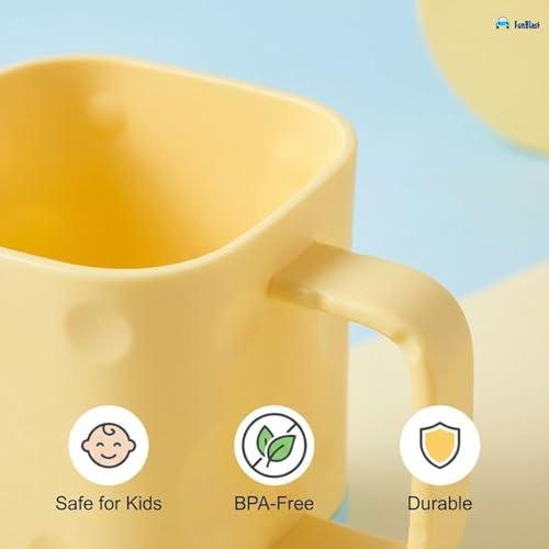 Image of FunBlast Milk Mug for Kids - 410 Ml; Unbreakable Mug for Kids, Milk Mugs for Kids Unbreakable - Milk Drinking Cup for Kids (Pack of 1)