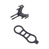  SHOTAY 1 Juego de computadora de Bicicleta de Aluminio para Adaptador de Montaje Go-Pro con Soporte de luz de Flash para Adaptador de cámara Gar-min Bryton Soporte de antorcha