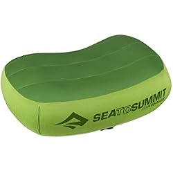 Sea to Summit Aeros Premium Inflatable Travel Pillow, Regular, Lime