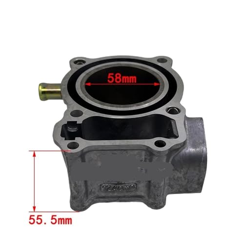 Cilindro de 58 mm y pistón para CBR125 R con alta disipación térmica 6