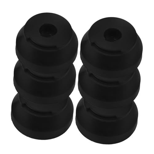 FOMIYES Sturdy Cane Tips Replacement Foot 6 Pack for Walking Stick Non-Slip Design for Elderly