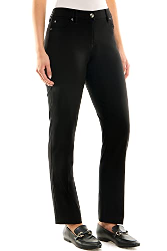 Image of Zac & Rachel Women's Millennium Fabric Pant - Perfectly Designed Woven Stretch Combination That Makes for The Most Flattering