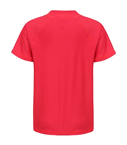 Image of HowJoJo Boys Short Sleeve Rash Guard Shirts Swim Shirt UPF 50+