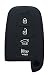 KAWIHEN Silicone Key Fob Cover Case Protector Smart Remote Control Shell Holder Cover For Hyundai Elantra GT Genesis Genesis Coupe Sonata Veloster Tucson Kia Optima Rio Forte Koup Soul Sportage