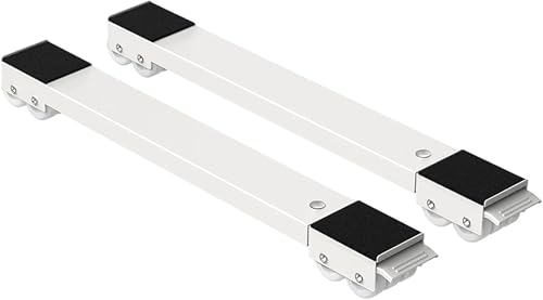 家具移動ツール 家具リフタームーバーツールセット 家電ローラー調整可能家具移動ローラー汎用移動しやすい大型洗濯機ローラー ブレーキ付きコンパクトタイプ洗濯機冷蔵庫スタンド 家具移動ホイール スライド スライダー 台車 2個 360度回転 延長可能なリフター