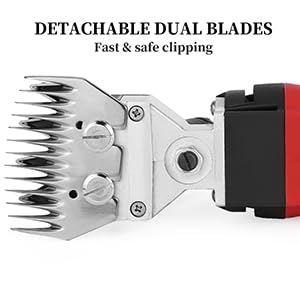 Electric Sheep Clippers Heavy Duty, Professional 500W Shearing Machine for Sheep, Goats, Cattle Farm Livestock Pet, Large Thick Hair Dogs Grooming Trimmer Electric Sheep Clippers Heavy Duty, Professional 500W Shearing Machine for Sheep, Goats, Cattle Farm Livestock Pet, Large Thick Hair Dogs Grooming Trimmer
