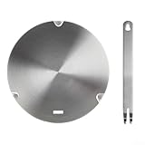 Eawfgtuw Wärmeleitplatte aus Edelstahl für Induktionsherde, super magnetischer Boden...