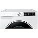 Samsung 2.5 Cu Ft Compact Front Load Washer, Stackable for Small Spaces, 40 Minute Super Speed Washing Machine, Steam Wash Clothes, Self Cleaning, Energy Star Certified, WW25B6900AW/A2, White