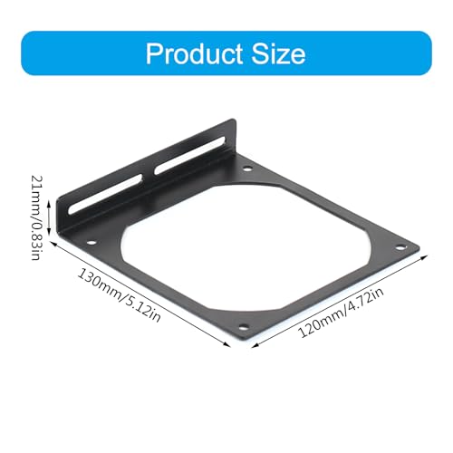 Soporte para ventilador 120LS, bastidor de refrigeración para CPU y tarjeta gráfica, montaje para computadora miniatura 3