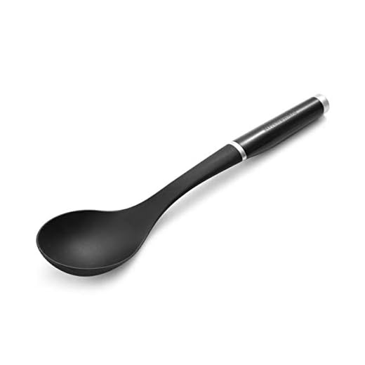 KitchenAid KE003OHOBA Colher de molho clássica, tamanho único, preta
