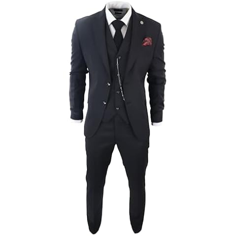 TruClothing Men's Vintage 3-Piece Suit Cover