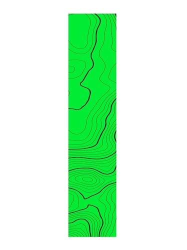 Arrow Wraps- Standard Diameter Color Topography Designs- Pack of 15-5 7 Inch. (1 Pack (15 Wraps) Green 7 Inch)