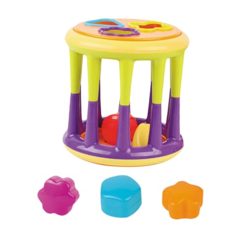 Abaodam 1 セット ガラガラのおもちゃ 赤ちゃんの積み木 子供用ゲーミングチェア ベビーラトル 子供ビルディングブロック 早期学習おもちゃ プラスチック プラスチック Colorful
