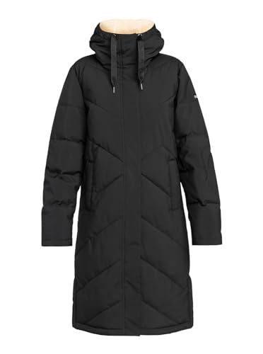 Roxy Ellie JK Chaqueta, True Black, Estándar para Mujer