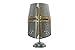 SZCO Supplies Decorative Barrel Crusader Helmet with Stand, Silver (901150)
