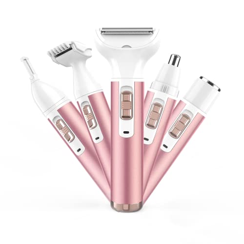レディースシェーバー vioシェーバー 女性 電気シェーバー 2025新型 鼻毛カッター 眉毛シェーバー 多機能 ムダ毛処理 顔 脇 腕 ビキニライン 水洗い可能 USB充電式 日本語説明書付き プレゼント ピンク