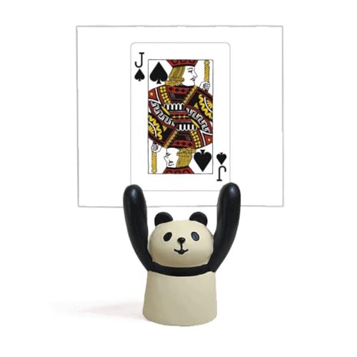 Support de cartes à jouer et porte-mémo panda pour accessoire de jeu de société