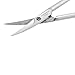 Tweezerman Long Lasting Sharp Cuticle Scissors, Nickle Plated