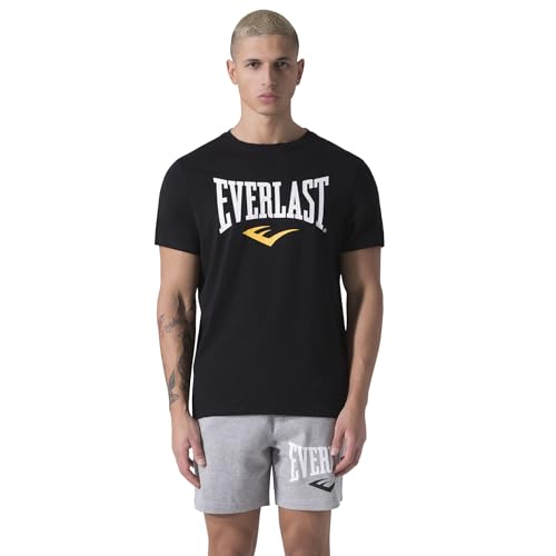 Everlast Boxing T-Shirt – Regular Fit, Crew Neck, Short Sleeves - Large