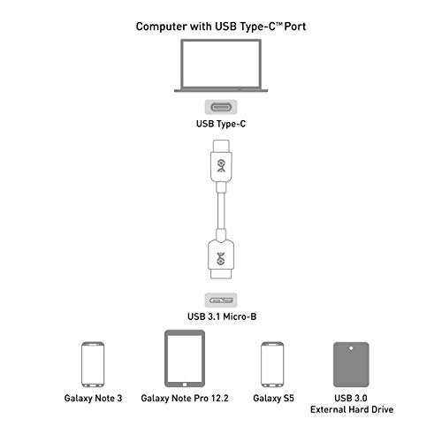 Cable Matters USB 3.1 Type C auf Micro-USB 3.0 Typ B-Kabel - 6