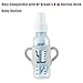 PandaEar 4 Pack Silicone Baby Bottle Handles Compatible with Dr Brown 8 oz/250 ml Narrow Baby Bottles, Baby Feeding Bottle Holder Grips