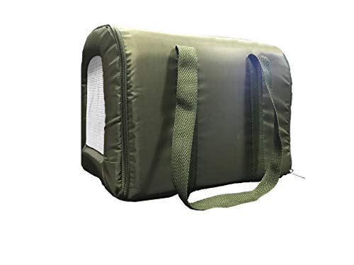 Fábrica Pet Transporte Impermeável Bolsa de Transporte, Musgo, Médio