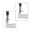 Leathercraft Tools DIY Multipurpose Craft Handmade Grooving Device Small Light Leather Tool Stitching Creasing Edge - (Color: Wood7 in 1 slot digg) #5