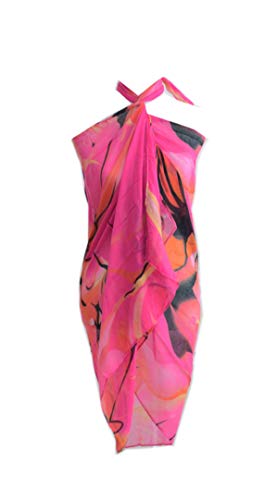 Scarf_tradinginc Oil Painting Printed Infinity Loop Scarf Pareo Sarong