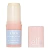e.l.f. ELF+ Glow Primer Stick, Infused with Coconut Oil & Shea Butter, Hydrating Makeup Base, Gold Spec Finish